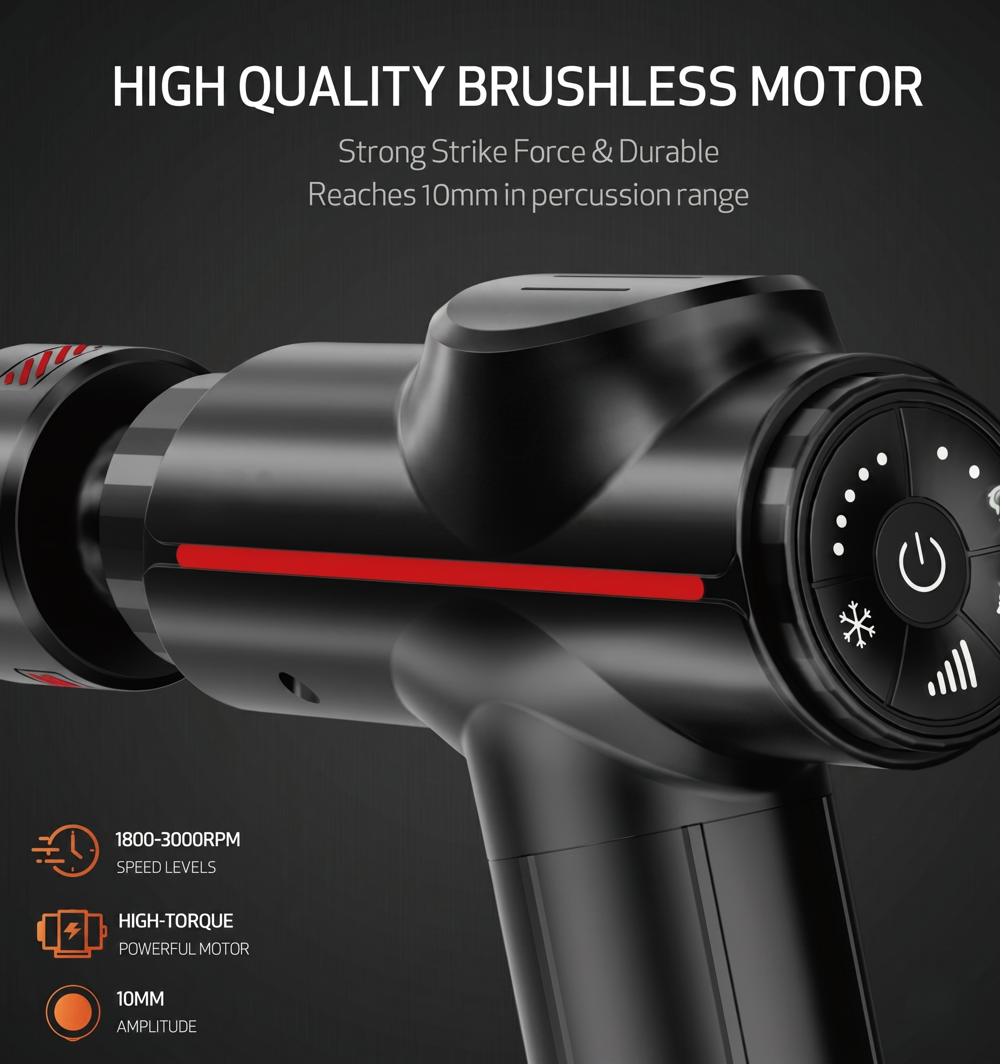 PulseMax Massage Gun Hot & Cold